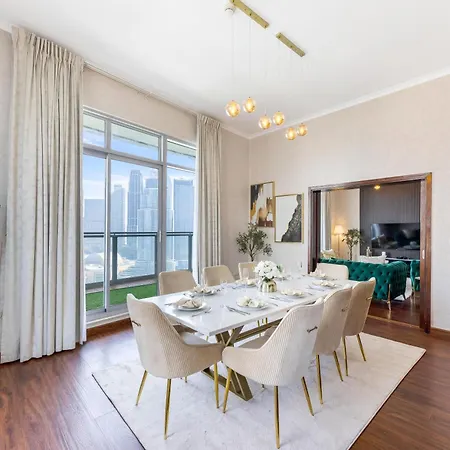 Durrani Homes - Alluring 5Br Penthouse With Burj Khalifa And Fountain View Dubai Exterior photo