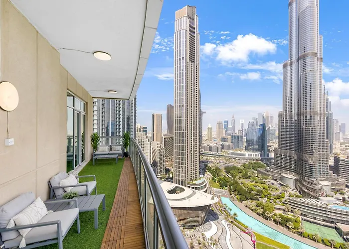Durrani Homes - Alluring 5Br Penthouse With Burj Khalifa And Fountain View